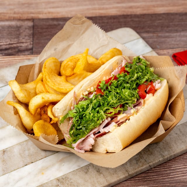 Turkey Bacon Swiss Hoagie.