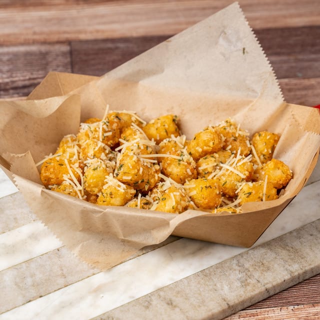 Garlic Parmesan Tots.